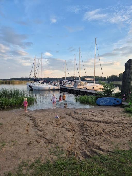 Pensjonat Rybaczowka - Noclegi, Restauracja, Port Богачево Екстериор снимка